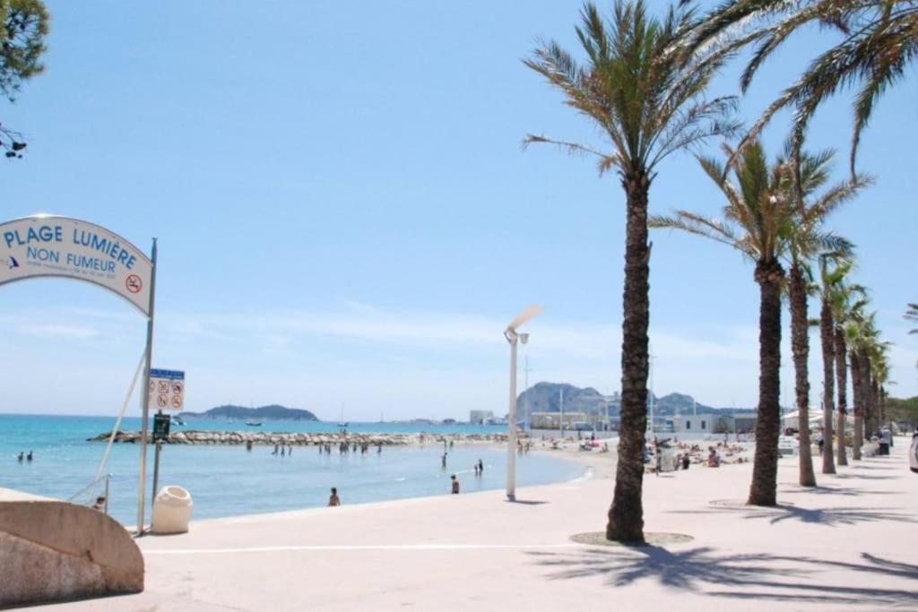 Blue Summer Vibes Duplex Studio For 4P, Ac, Sea View, Parking, Beach At 50M, Spa Access -3 La Ciotat Zewnętrze zdjęcie