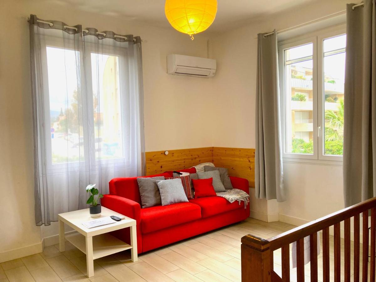 Blue Summer Vibes Duplex Studio For 4P, Ac, Sea View, Parking, Beach At 50M, Spa Access -3 La Ciotat Zewnętrze zdjęcie