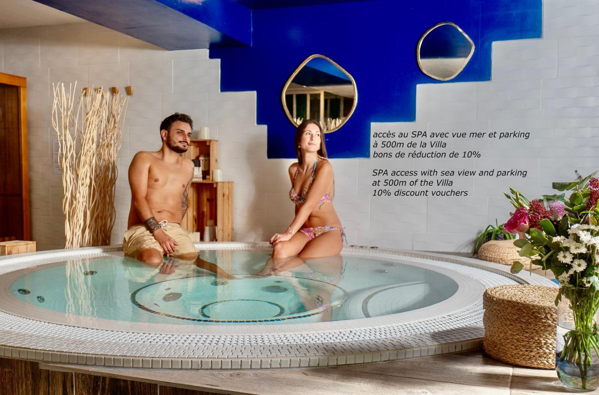 Blue Summer Vibes Duplex Studio For 4P, Ac, Sea View, Parking, Beach At 50M, Spa Access -3 La Ciotat Zewnętrze zdjęcie